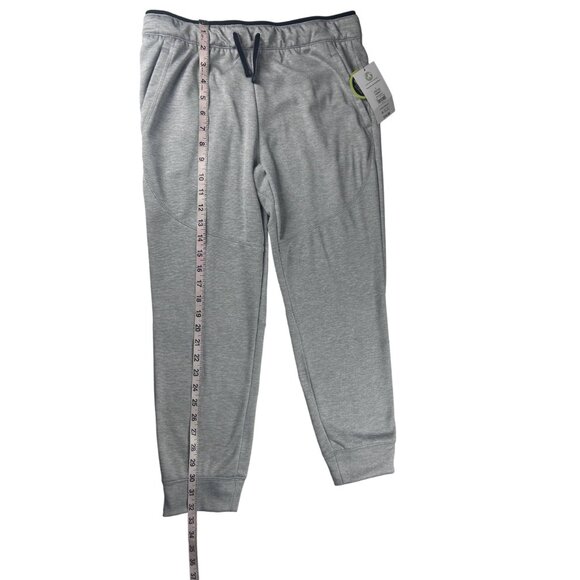 Athletic Works Joggers Sweatpants Boy's Size Large Husky (10-12) Gray Fleece NWT - Picture 4 of 10
